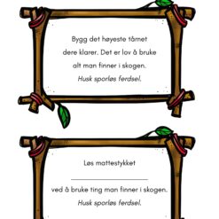 Uteskole - Sporløs ferdsel i skogen