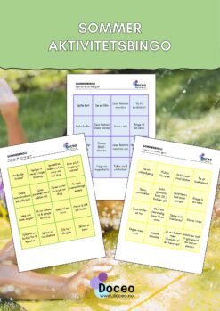 Aktivitetsbingo - Sommer