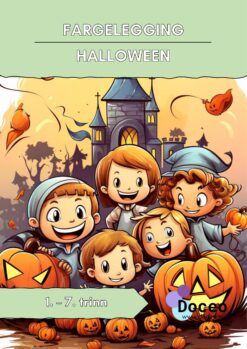 Halloween – Fargelegging, 1.-7. trinn