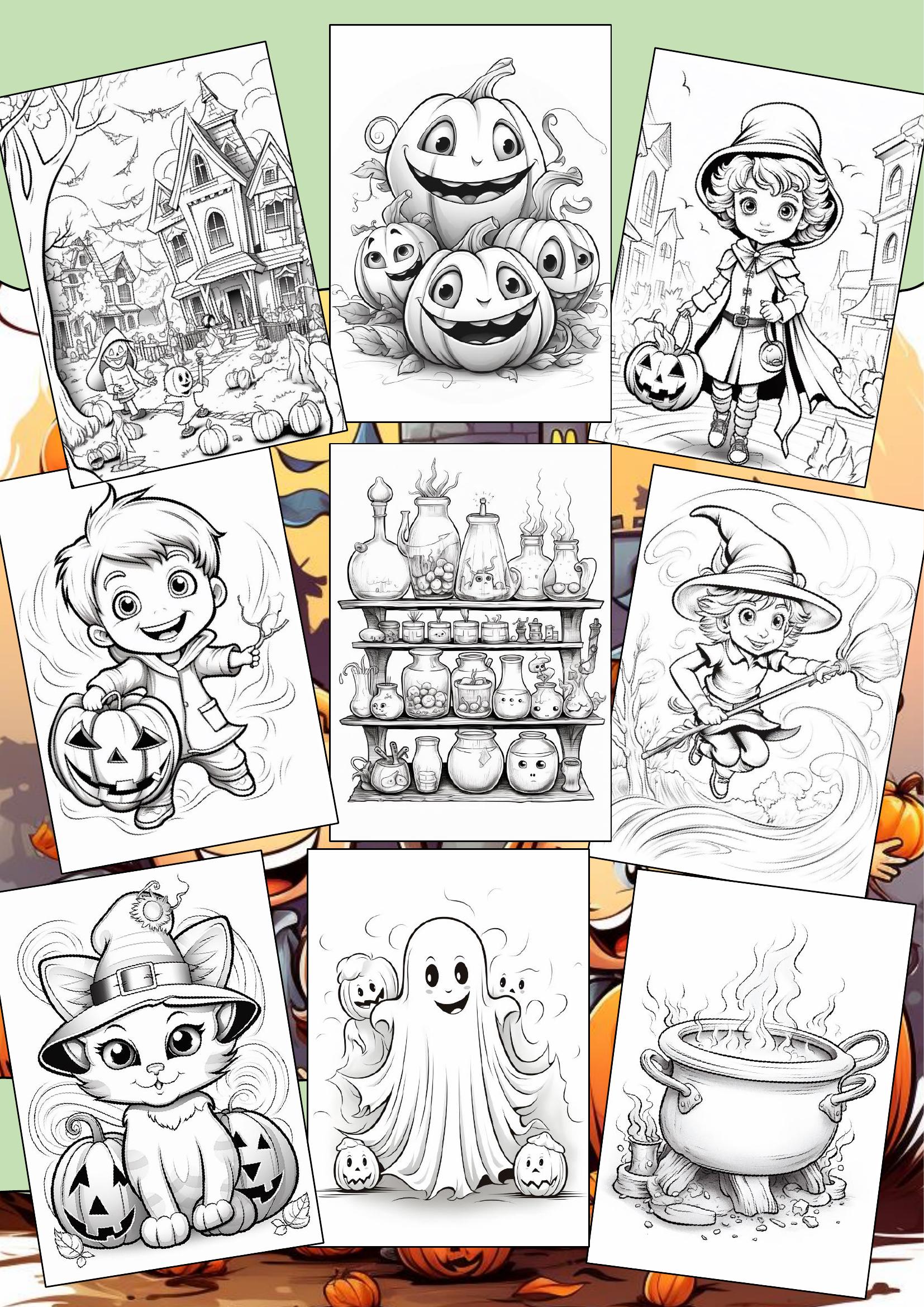 Halloween – Fargelegging, 1.-7. trinn - Bilde 2