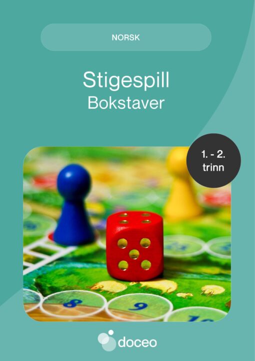 Stigespill bokstaver - Begynneropplæring, 1.-2. trinn