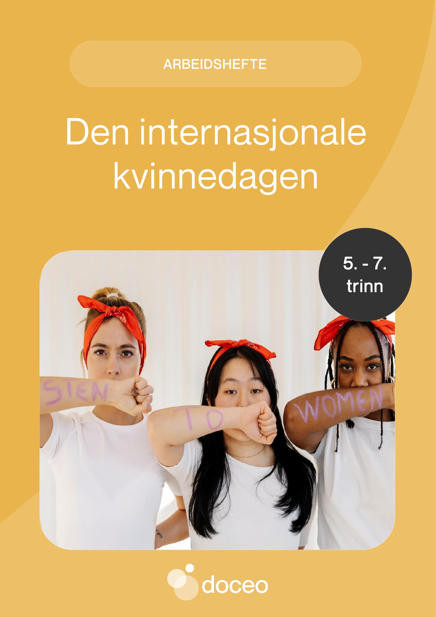 Kvinnedagen - Flerfaglig arbeidshefte, 5.-7. trinn
