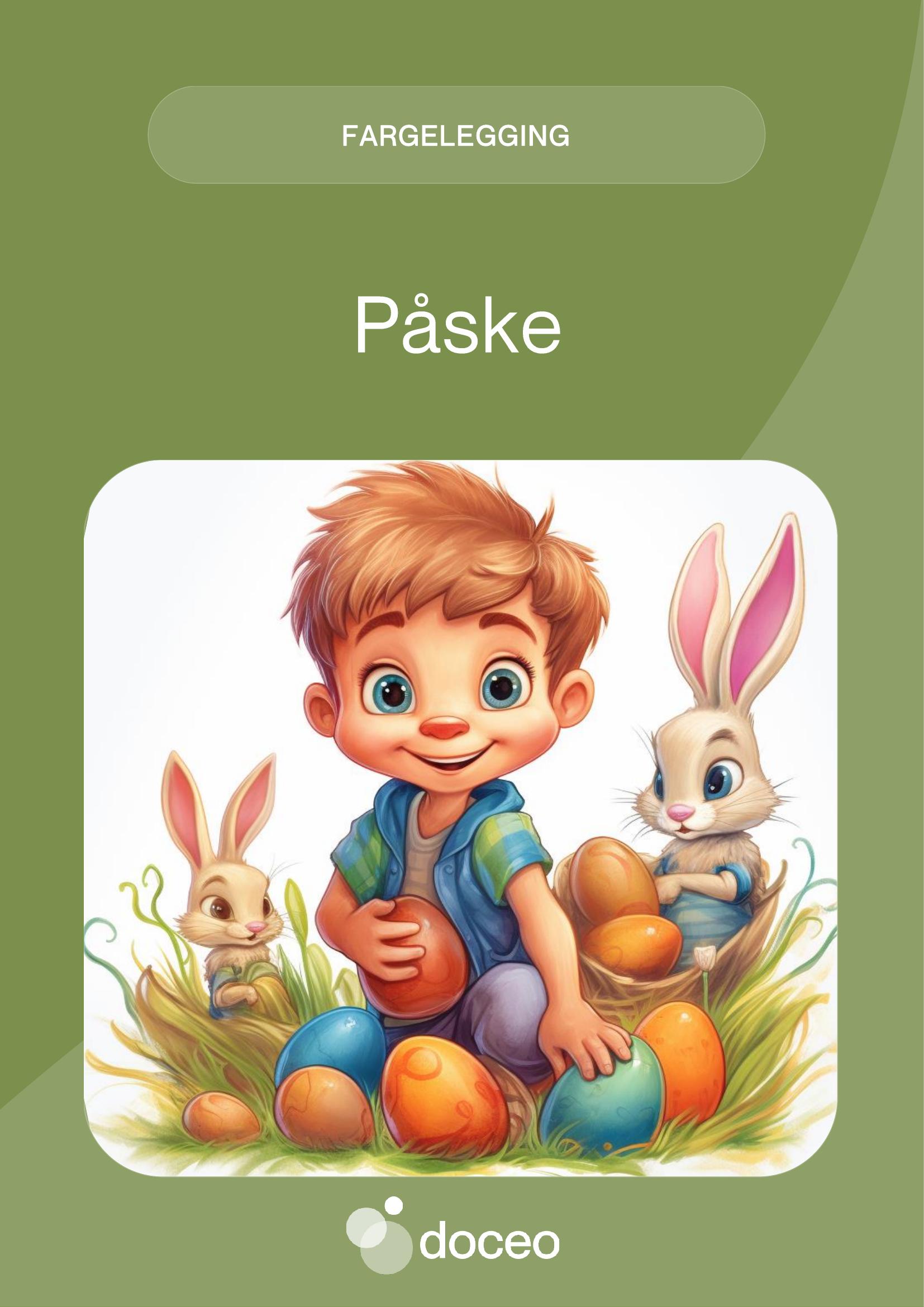 Påske – Fargelegging, 1.-7. trinn