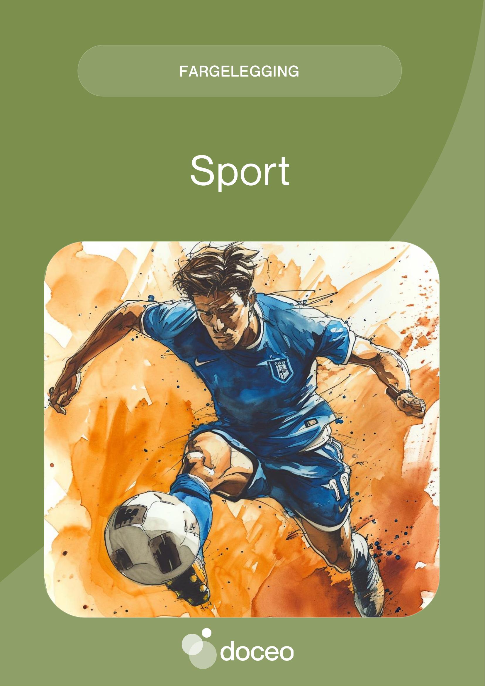 Sport – Fargelegging, 1.-7. trinn