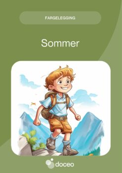 Sommer - Fargelegging, 1.-7. trinn