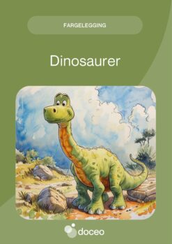 Dinosaurer – Fargelegging, 1.-7. trinn
