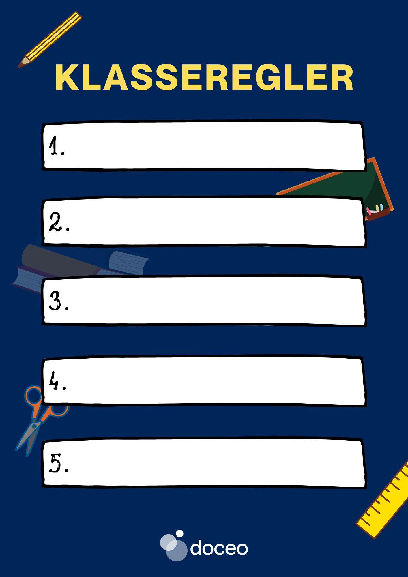 Mal for klasseregler
