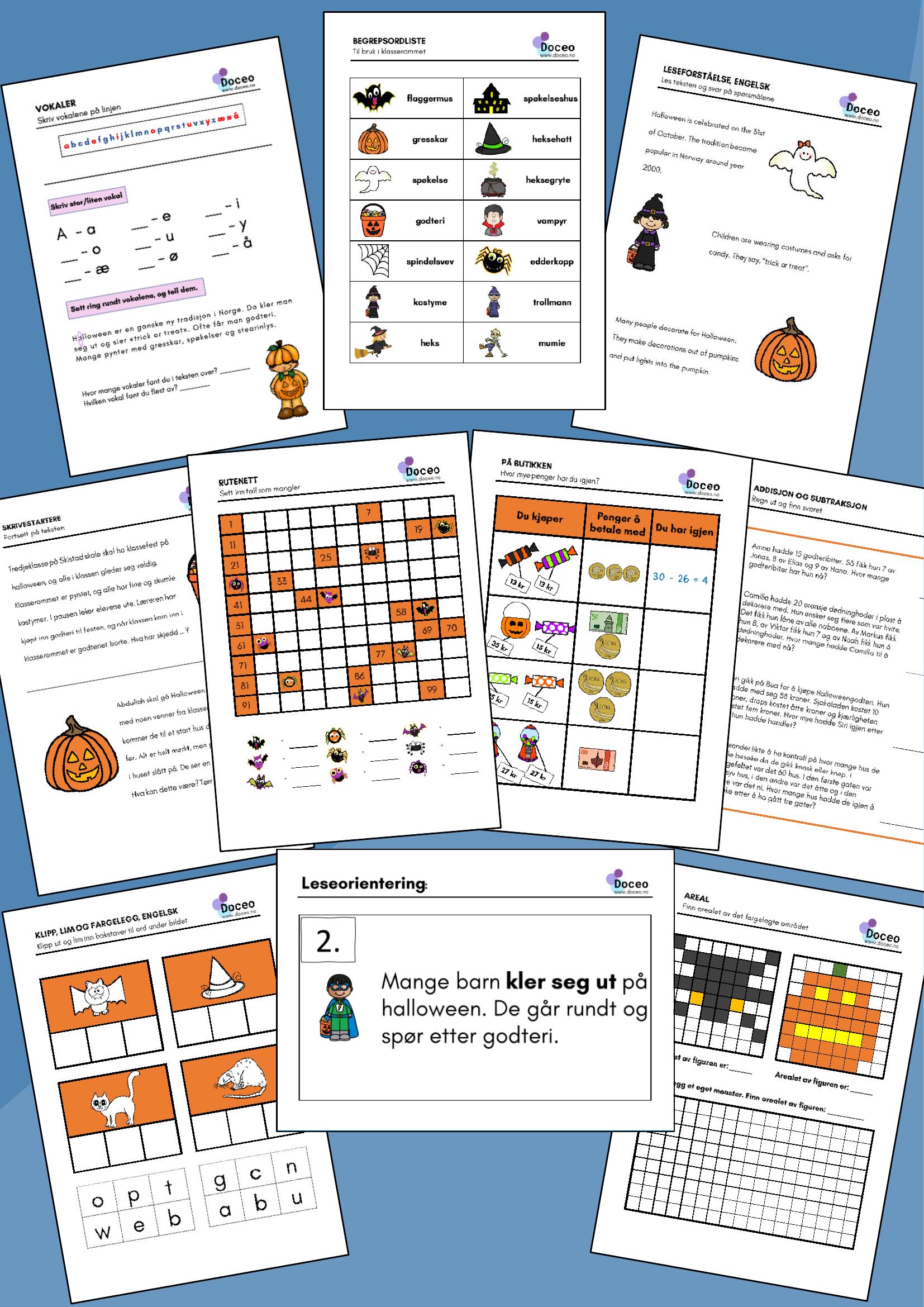 Halloween - Tverrfaglig temapakke, 3.-4. trinn - Bilde 2