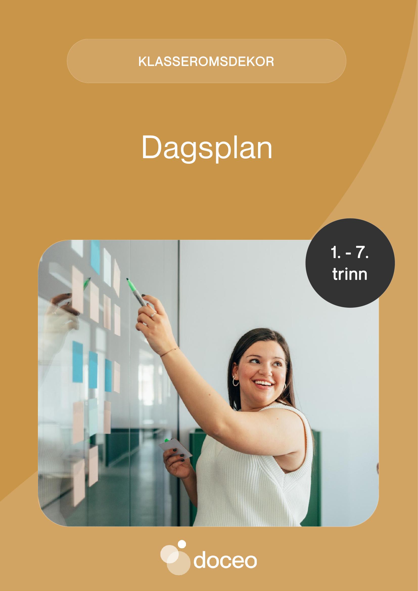 Dagsplaner - Klasseromsdekor
