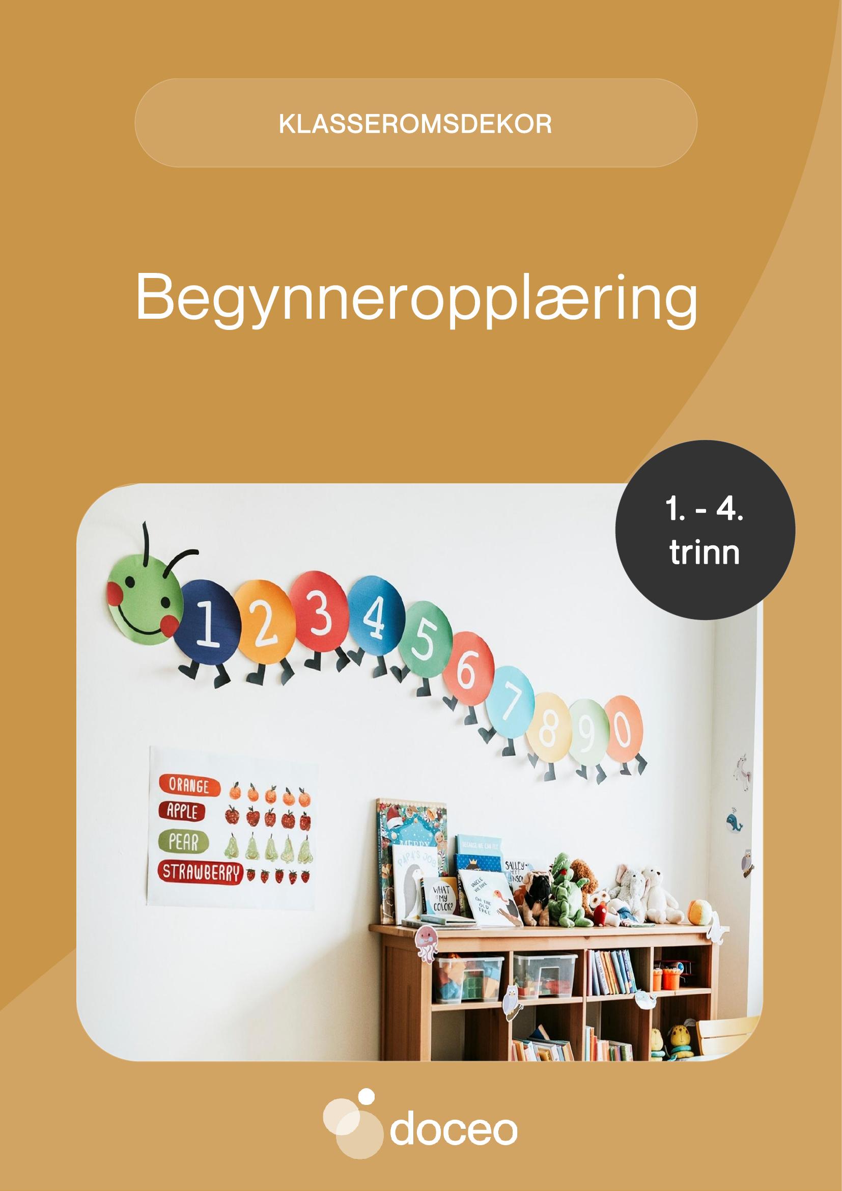 Klasseromsdekor - Begynneropplæring