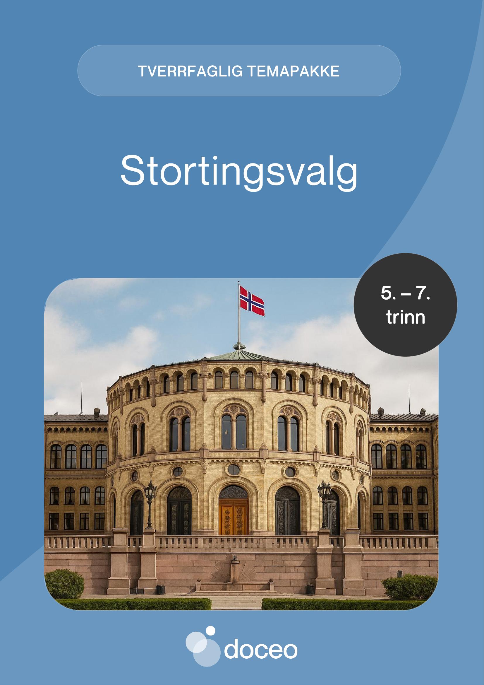 Stortingsvalg – Tverrfaglig temapakke, 5.-7. trinn